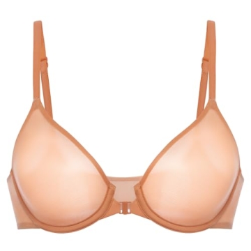 INLYRIC Women's Ultra-Soft Mesh Front Closure Bra - Comfortable & Sexy Support