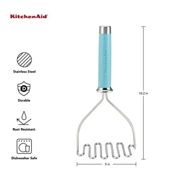 KitchenAid Aqua Sky Stainless Steel Wire Masher