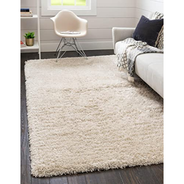 Infinity Collection Solid Shag Area Rug 7' x 10' - Cozy Luxury for Your Home