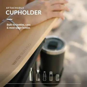 Water Buffalo Beach Chair with Backpack Straps for Comfort