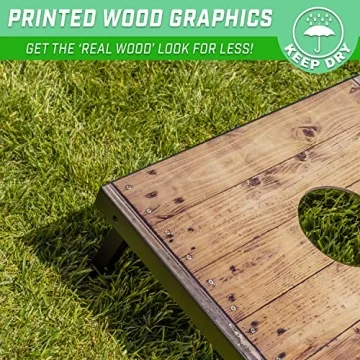 GoSports Rustic Cornhole Game Set: Fun for Everyone!