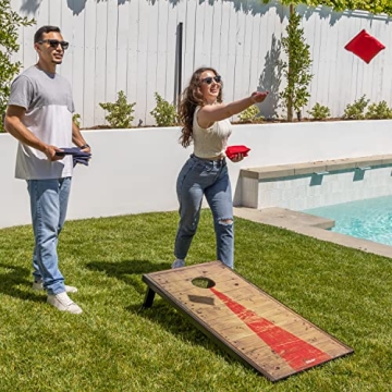 GoSports Rustic Cornhole Game Set: Fun for Everyone!