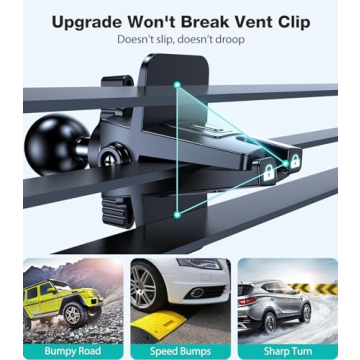 VICSEED Car Phone Holder for Easy Hands-Free Navigation