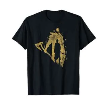 God of War Kratos and Atreus One Color Gold T-Shirt - Stylish Fan Apparel
