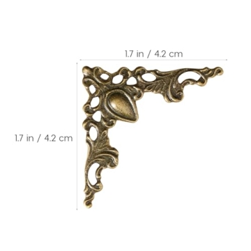 Vintage Corner Protectors - 24 Pcs Antique Metal Decor