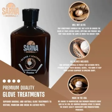 SARNA Baseball Glove Leather Conditioner for Optimal Care