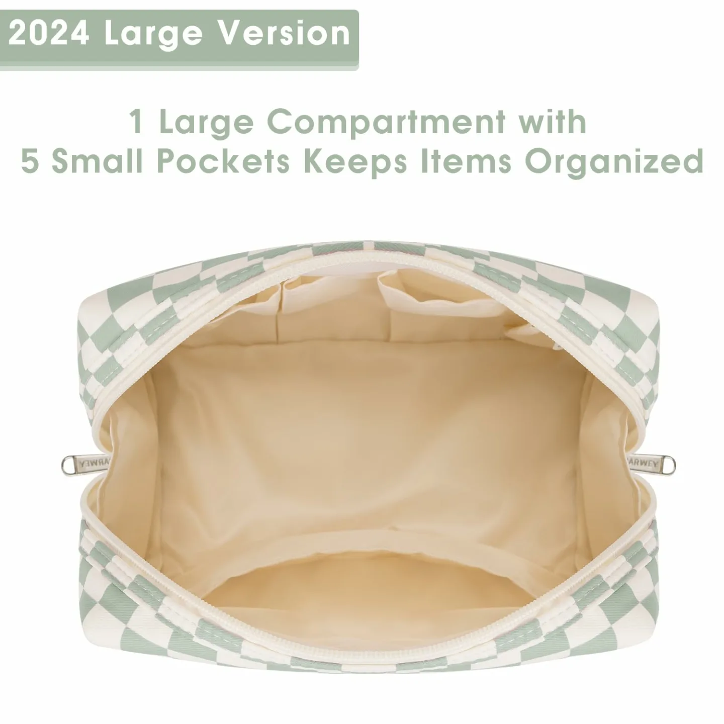 Large Makeup Bag Zipper Pouch for Women