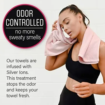 Soft Organic Cotton Gym Towel - Odor-Free & Absorbent