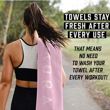 Soft Organic Cotton Gym Towel - Odor-Free & Absorbent