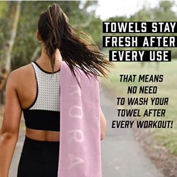 Soft Organic Cotton Gym Towel - Odor-Free & Absorbent