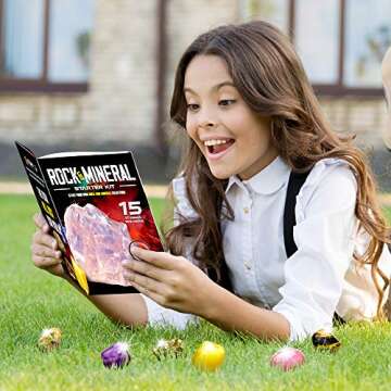 XXTOYS Kids Rocks Collection - 15-Piece Geology Gift