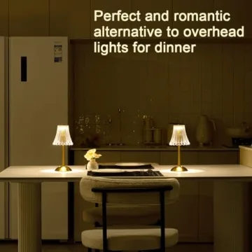 Elegant Cordless Table Lamp - Rechargeable & Versatile Lighting