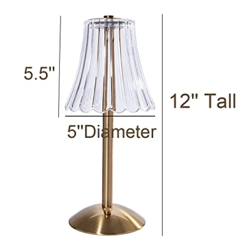 Elegant Cordless Table Lamp - Rechargeable & Versatile Lighting