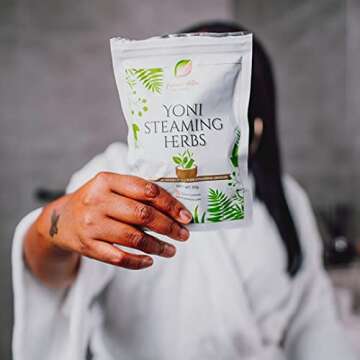 Femme Detox Yoni Steam Herbs for Cleansing Yoni Herb Kit for Feminine Care | Yoni Steaming Herbs to Maintain pH Balance for Women Organic Yoni Steam Kit - 30 Grams