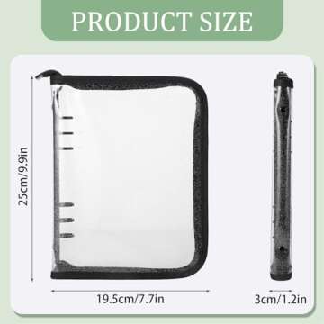 Nezyo Vibrant A5 Zipper Binder Set - 4 Colors for Organization