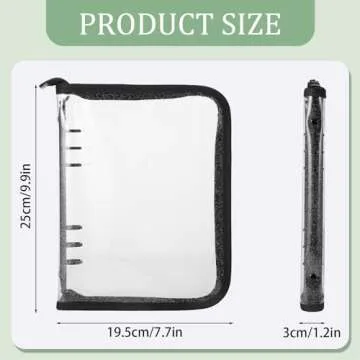 Nezyo Vibrant A5 Zipper Binder Set - 4 Colors for Organization