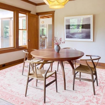 Sofrug 5x7 Vintage Area Rug Soft Non-Slip Washable