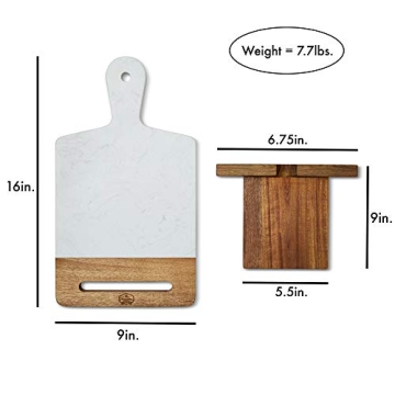 Elegant Tender Cottage Cutting Board & Cookbook Holder