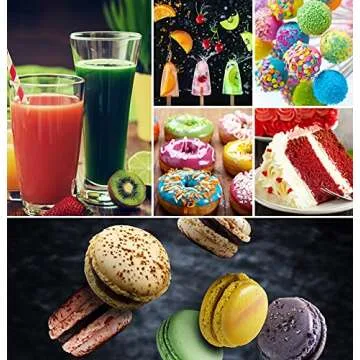 Food Flavoring Oil, 24 Liquid Lip Gloss Flavoring Oil - Concentrated Candy Flavors for Lip Balm, Baking, Cooking, Soap and Slime Making - Water & Oil Soluble - .25 Fl Oz (6 ml) Bottles