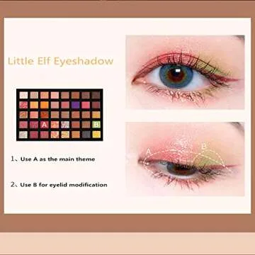 Meile 40 Colors Highly Pigmented Eyeshadow Palette