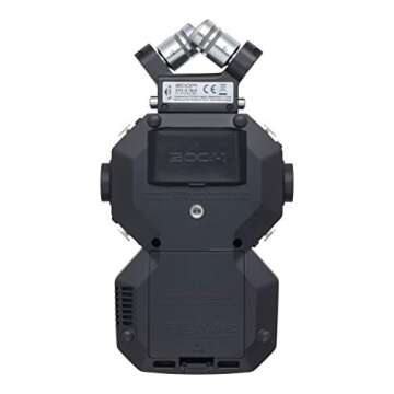 Zoom H8 12-Track Portable Recorder, Stereo Microphones, 6 Inputs, Touchscreen Interface, USB Audio I...