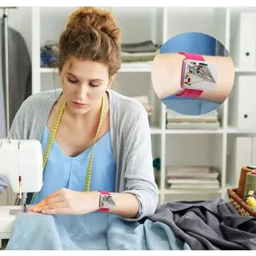 Magnetic Pincushion Wristband for Easy Sewing