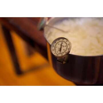 Tel-Tru 12" Stainless Steel Cheesemaking Thermometer 0/220 degrees F