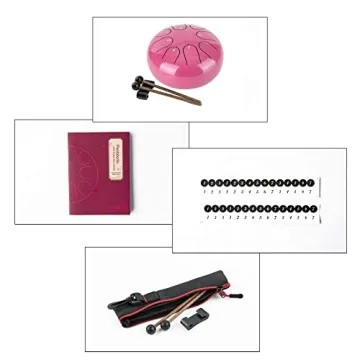 8 Note Steel Tongue Drum - Musical Gift for All Ages