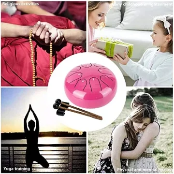 8 Note Steel Tongue Drum - Musical Gift for All Ages