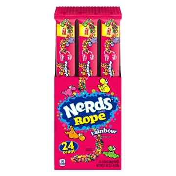 Rainbow Nerds Rope Candy Pack of 24 Ounces
