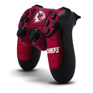 NFL Kansas City Chiefs Distressed Skin for Sony PlayStation 4/ PS4 Dual Shock4 Controller