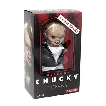 Close Up Bride of Chucky 15" Talking Tiffany Doll