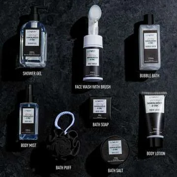 Men's Spa Kit - Sandalwood & Oak Christmas Gift