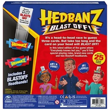 Hedbanz Blast Off! Family Guessing Game for Kids