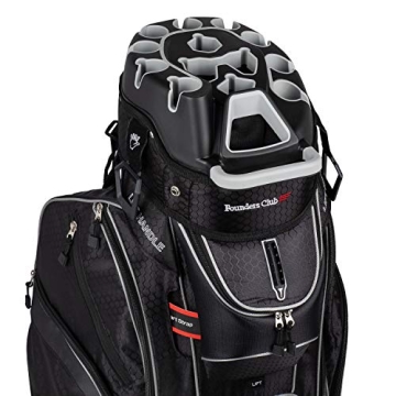 Founders Club Premium Golf Cart Bag - 14-Way Organizer & Durable Design