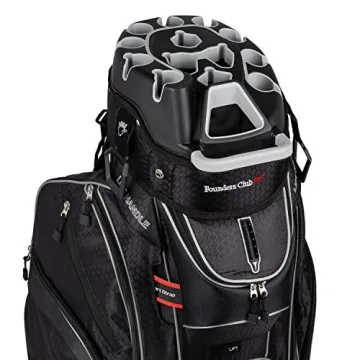 Founders Club Premium Golf Cart Bag - 14-Way Organizer & Durable Design