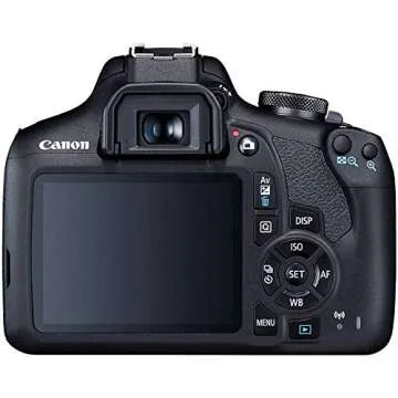 Canon EOS 2000D Rebel T7 Kit with EF-S 18-55mm f/3.5-5.6 III Lens + Accessory Bundle +TopKnotch Deals Cloth