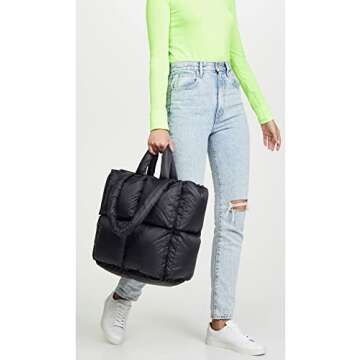 BDSX Large Lightweight Quilted Tote Bag for Women