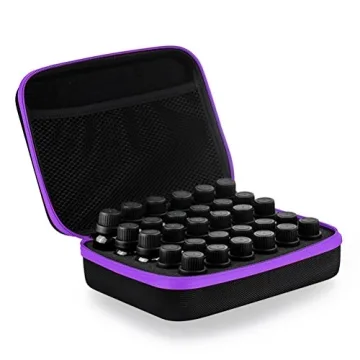 Lurrose Essential Oils Storage Case for 30 Bottles