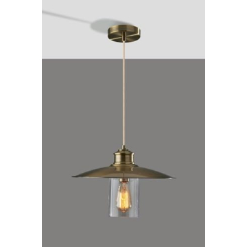 Adesso Kieran Pendant Light in Antique Brass - Versatile & Chic
