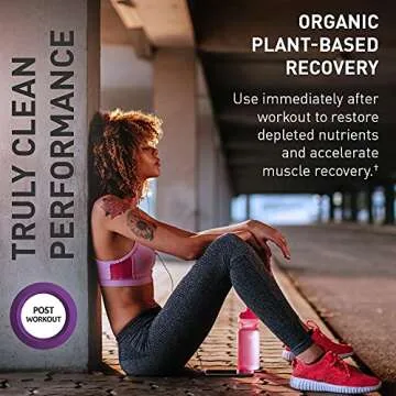 Garden of Life Sport Vegan Organic Plant Based Post Workout Muscle Recovery Powder for Men & Women -...