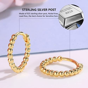 CERSLIMO Hypoallergenic Gold Hoop Earrings for Everyone