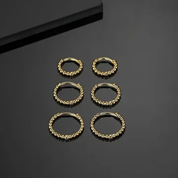 CERSLIMO Hypoallergenic Gold Hoop Earrings for Everyone