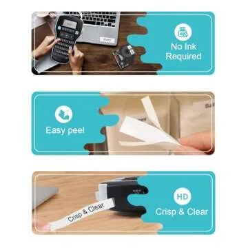 Oozmas D1 Label Tape 45013 for DYMO 160 Label Maker