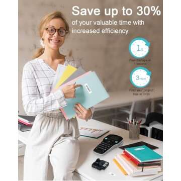 Oozmas D1 Label Tape 45013 for DYMO 160 Label Maker