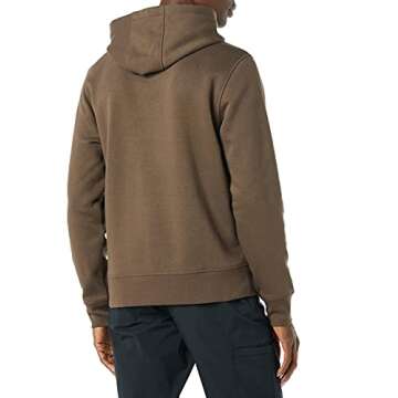 Amazon Essentials Men's Sweatshirt Hoodie, Brown, Medium, Big & Tall Options Available