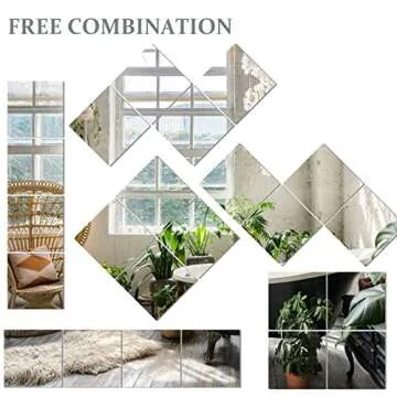 Stylish Full Length Mirror Tiles for Home Decor