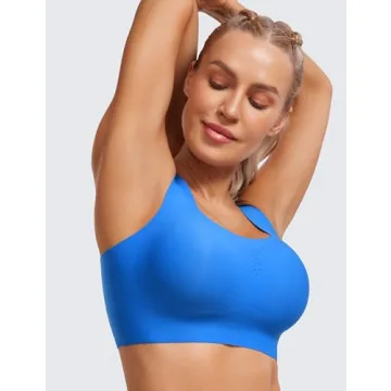 CRZ YOGA Womens Medium Impact Sports Bra for Workouts