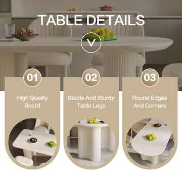Modern Dining Table for Small Spaces | Stylish & Durable
