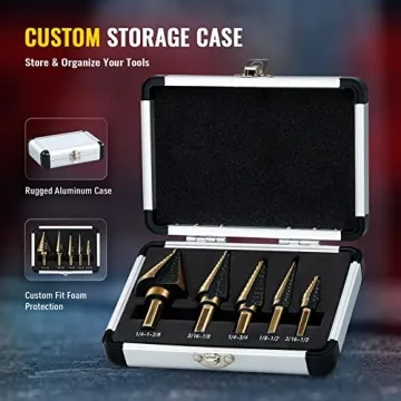 ZELCAN Step Drill Bits Set for Ultimate DIY Projects